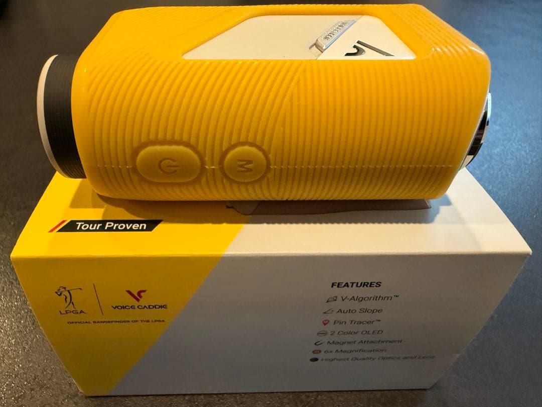 た*パ様 VOICE CADDIE TL1 ゴルフ用距離計 ホワイト