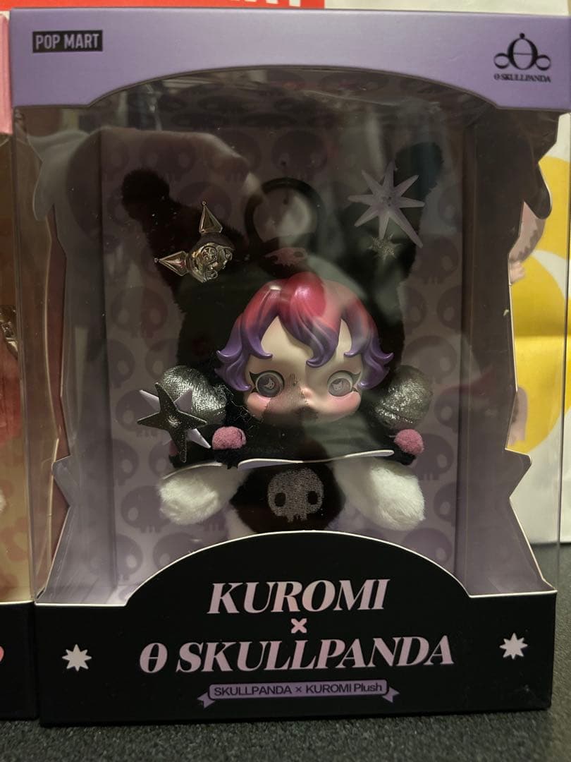 My Melody × Kuromi × SKULLPANDA ぬいぐるみ