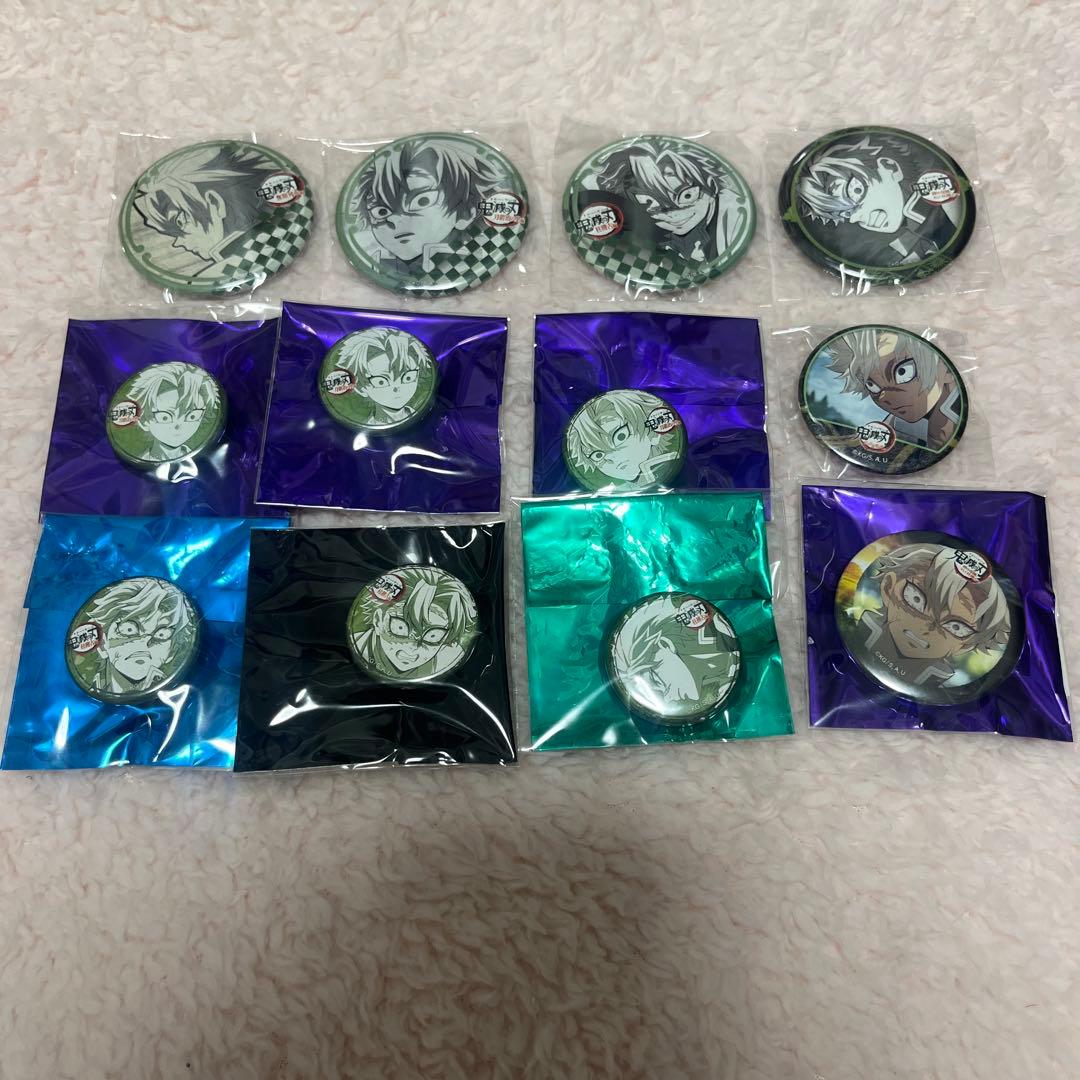 鬼滅の刃　不死川実弥　缶バッジ　チャーム　30点　まとめ売り