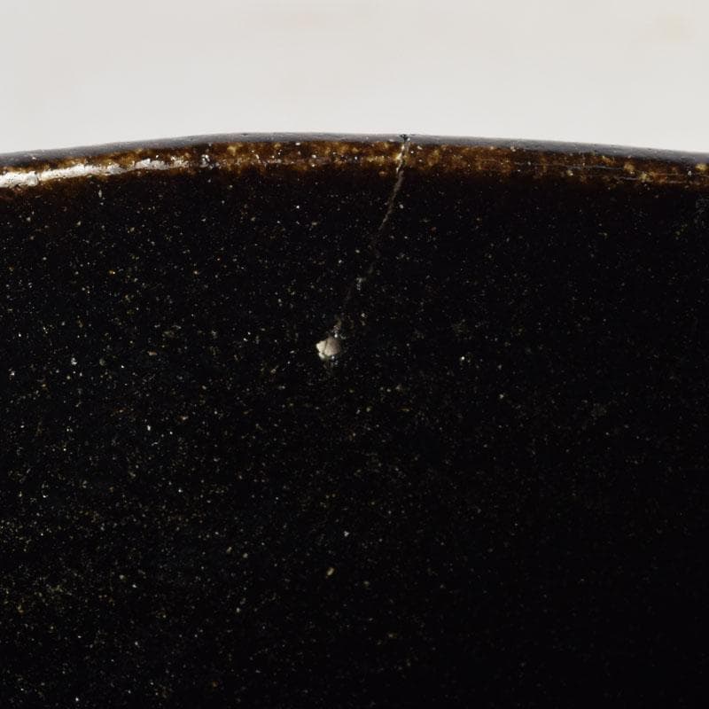 茶道具　吉村楽入作　赤楽茶碗　黒楽茶碗　一双　共箱　C　8998