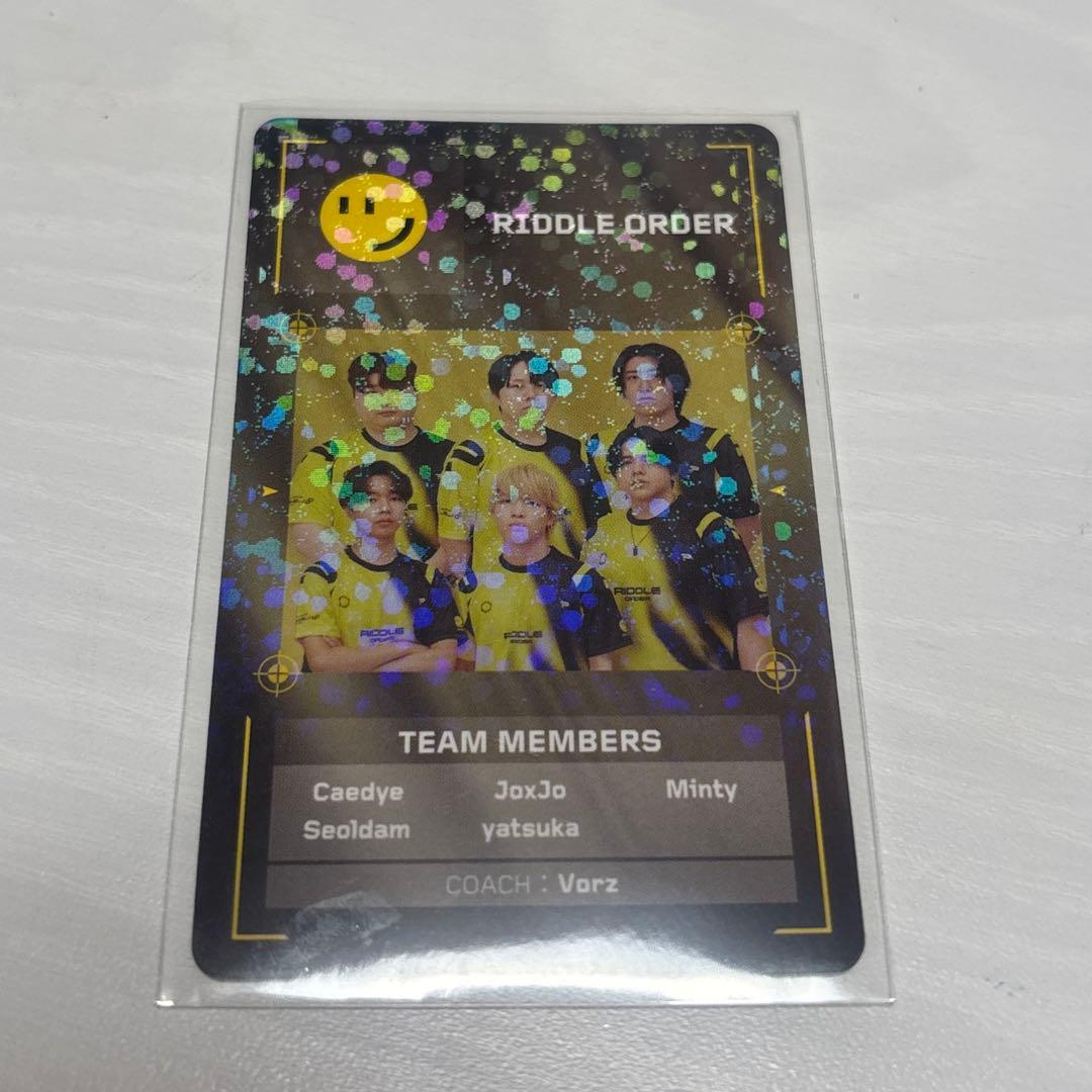 稀*様 VCJ プレイヤーカード　RIDDLE 集合　入場特典　ホロカード