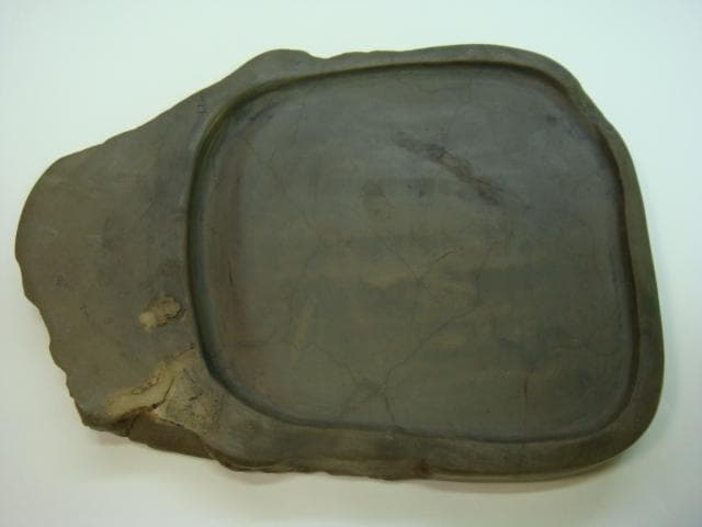 硯■古い極上硯石 書道道具 天然石 無紋 古玩 唐物 中国 時代物 骨董品■