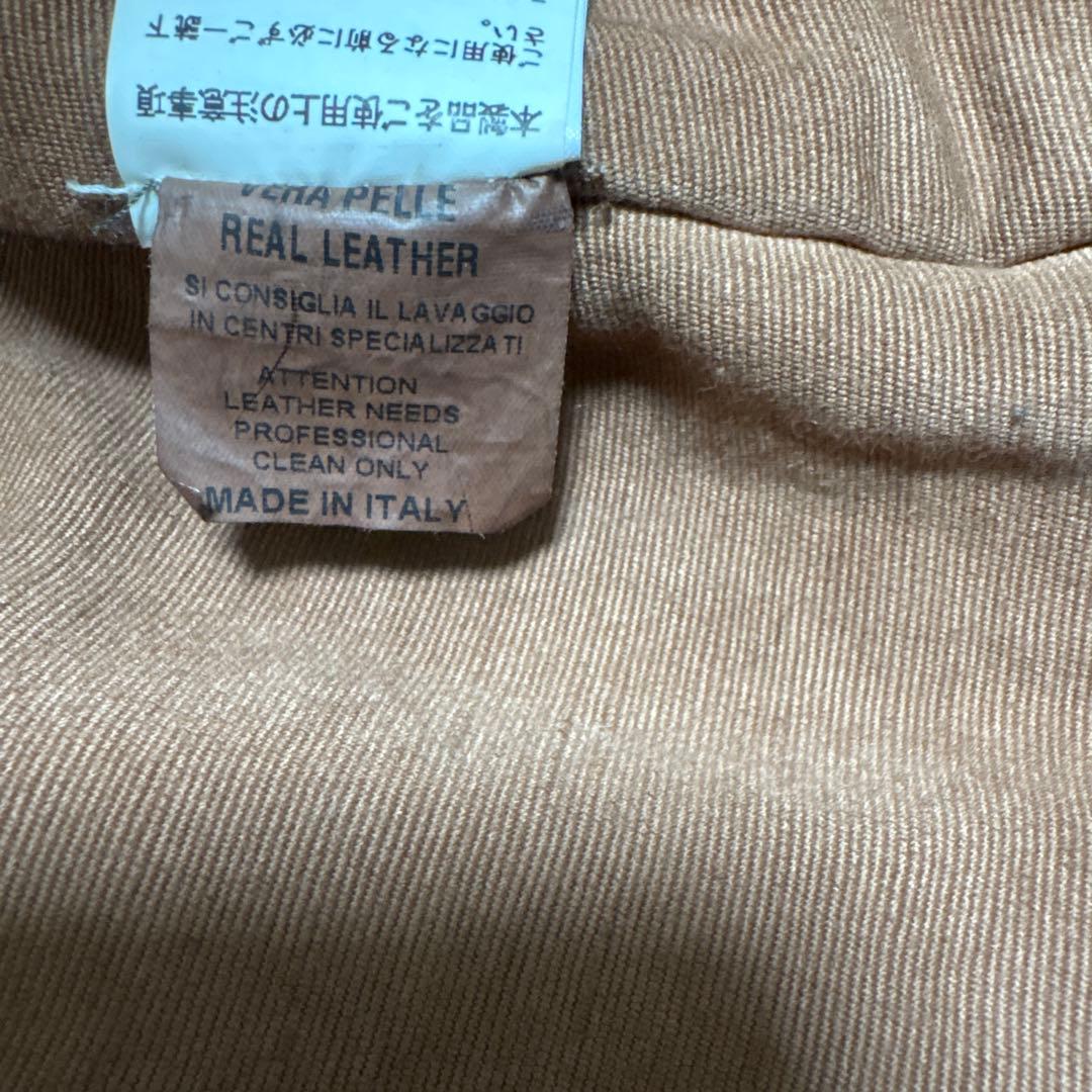 希少品GIORGIO BRATO ジョルジオブラット レザージャケット 50