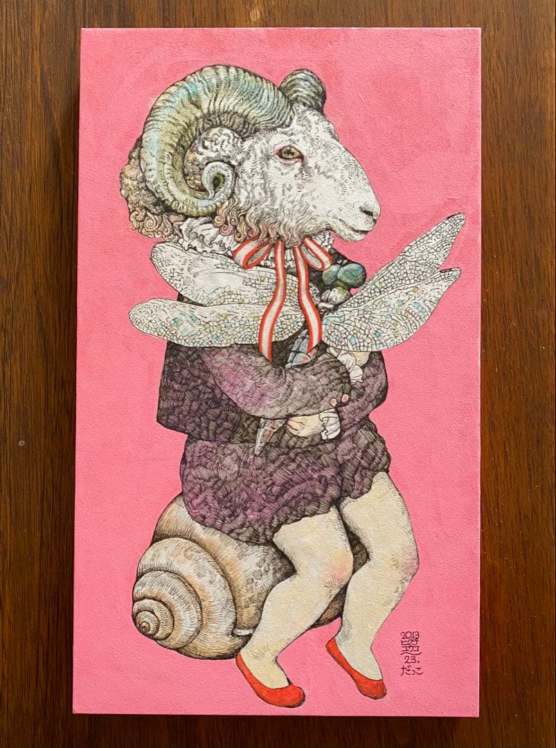 ヒグチユウコ 原画 『だっこ』