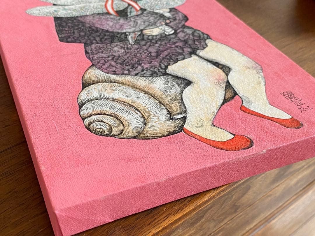 ヒグチユウコ 原画 『だっこ』