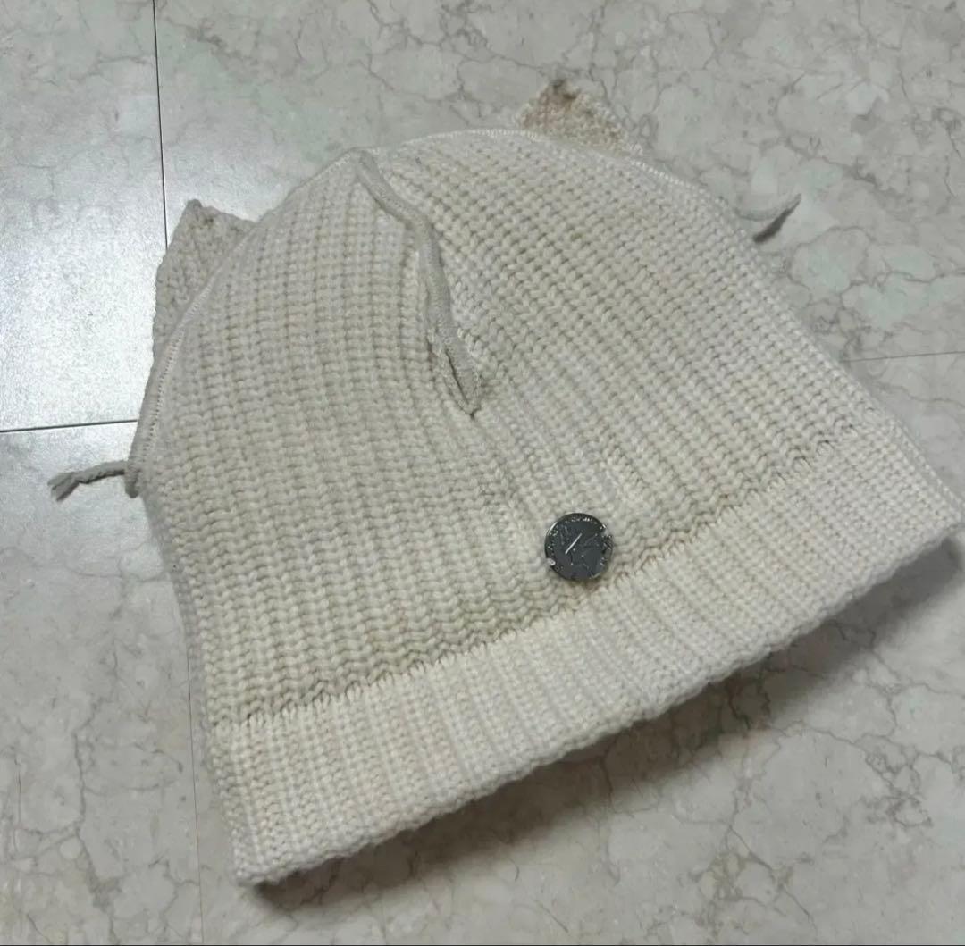 正規品Charles Jeffrey LOVERBOY 猫耳ビーニー 白