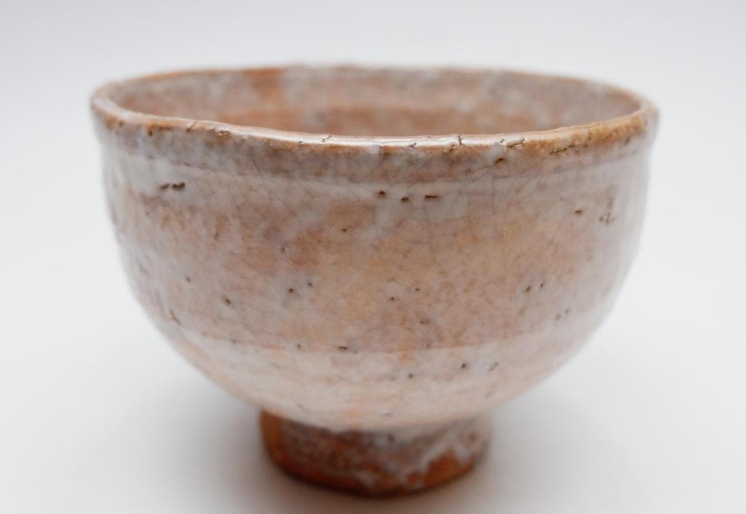 三輪　休和（十代三輪休雪　隠居後　最晩年の作）　萩茶碗