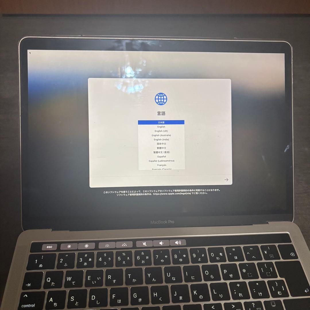 MacBook本体 Mr vido MacBook Pro 2019 i5 8GB 128GB