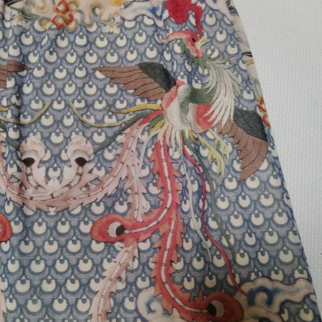 ヴィヴィアンタム　VIVIENNE TAM 鳳凰柄スカート　パワーネット　L