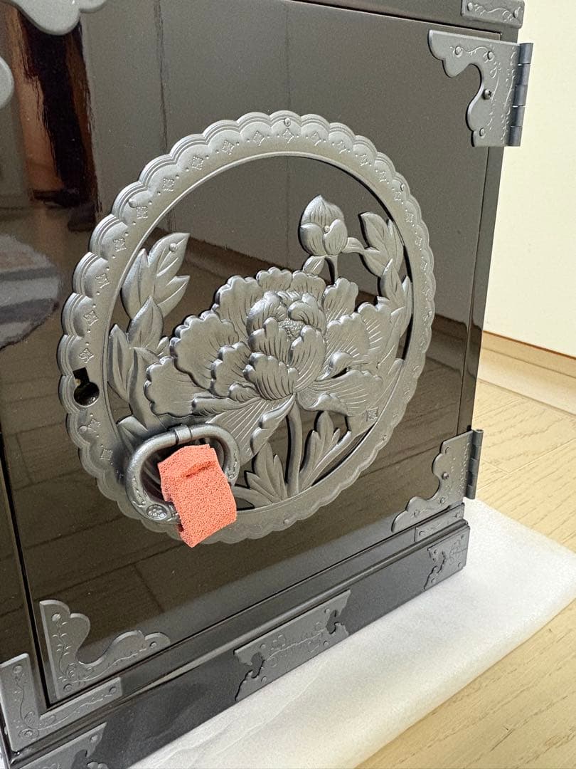 新品未使用　仙台箪笥 牡丹金具 欅産業 船箪笥 小タンス 漆塗り