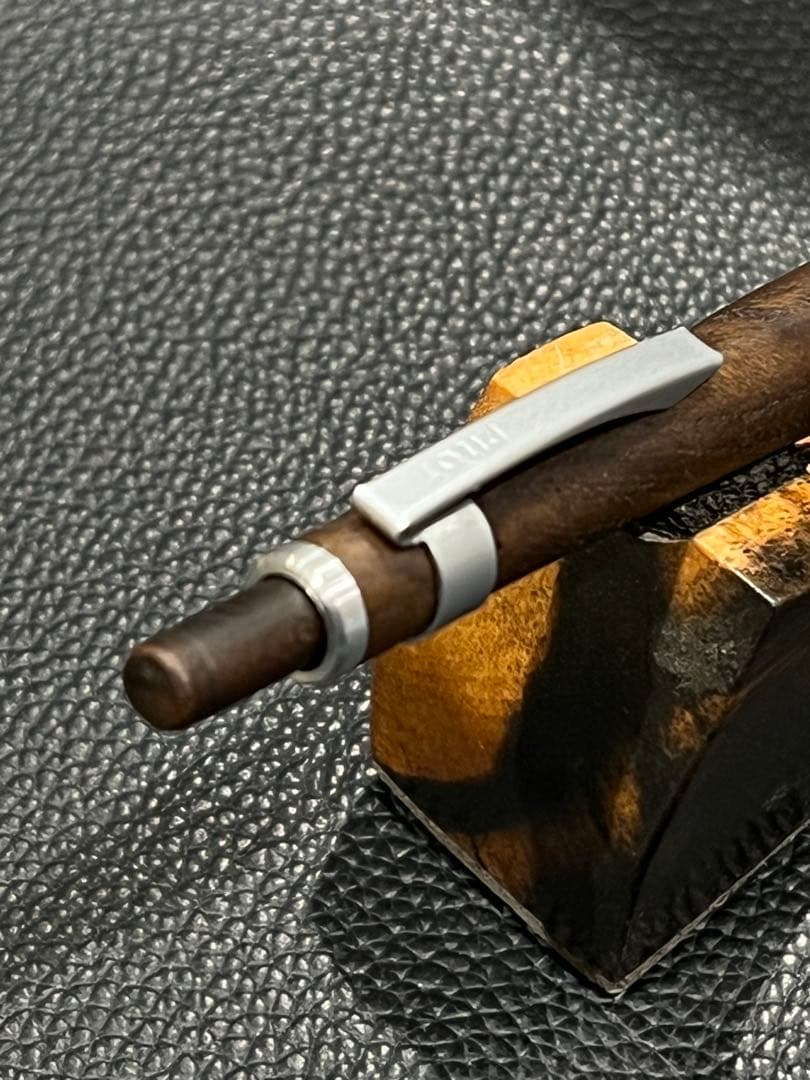 まさみつ　S20ボールペン 神代欅+ノックボタン