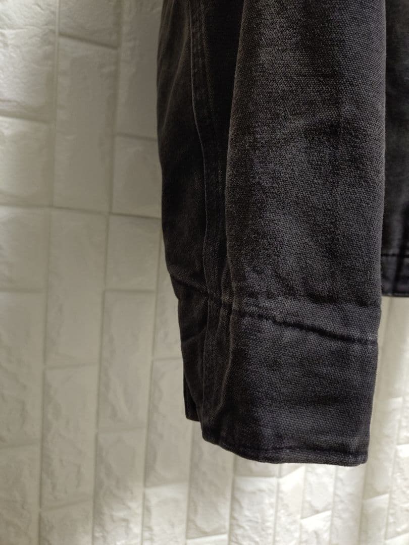 激レア80sUSA製カーハートデトロイトジャケット黒MジョニーデップJ430NX