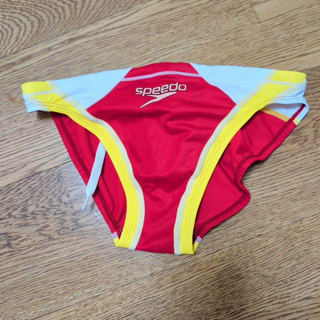 speedo 競泳水着 赤/白/黄