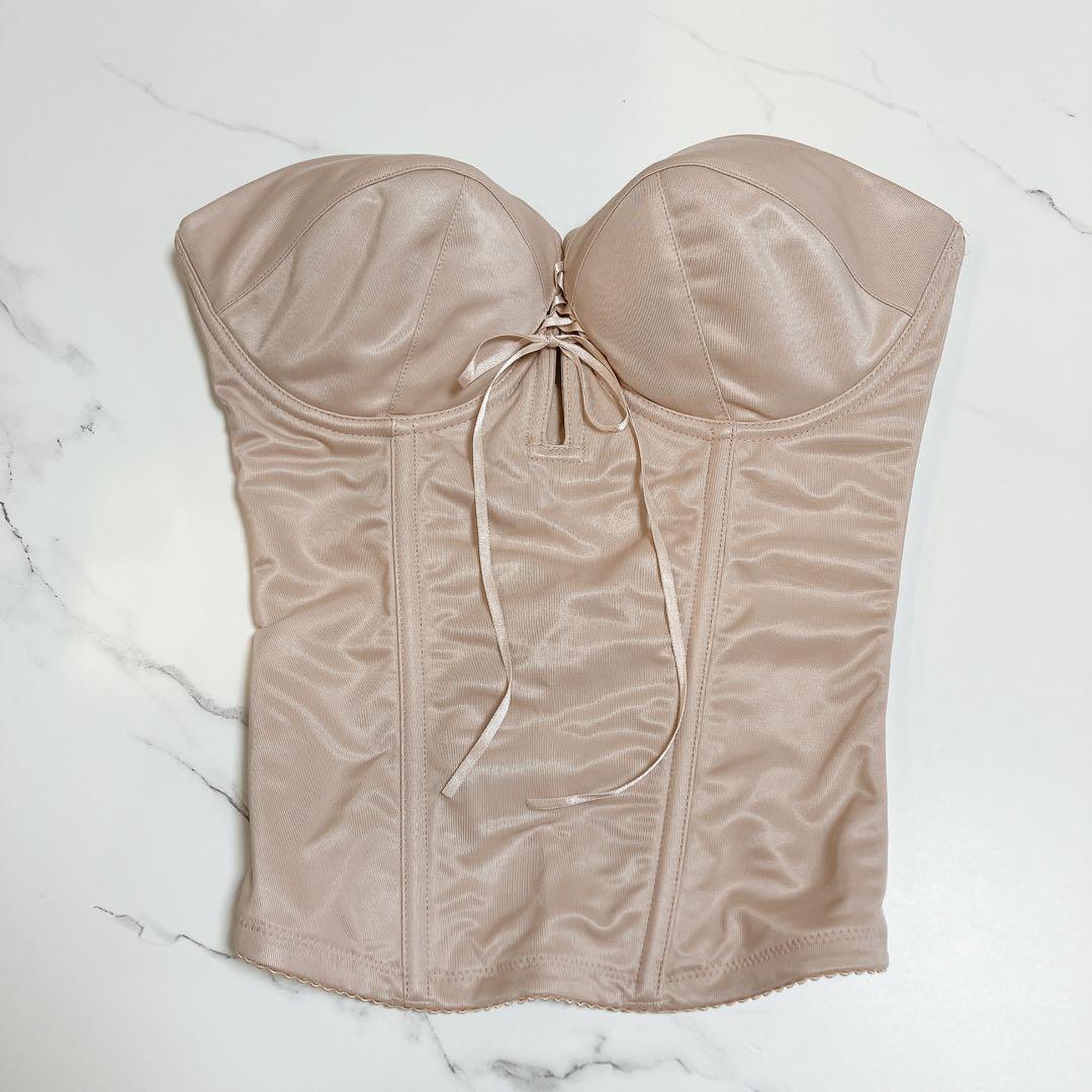 ブライダルインナー G70 レースアップビスチェ