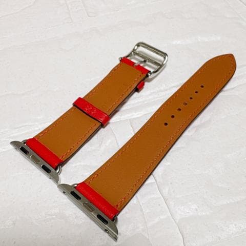 HERMES シンプルトゥール ヴォースイフト アップルウォッチ用 オレンジ