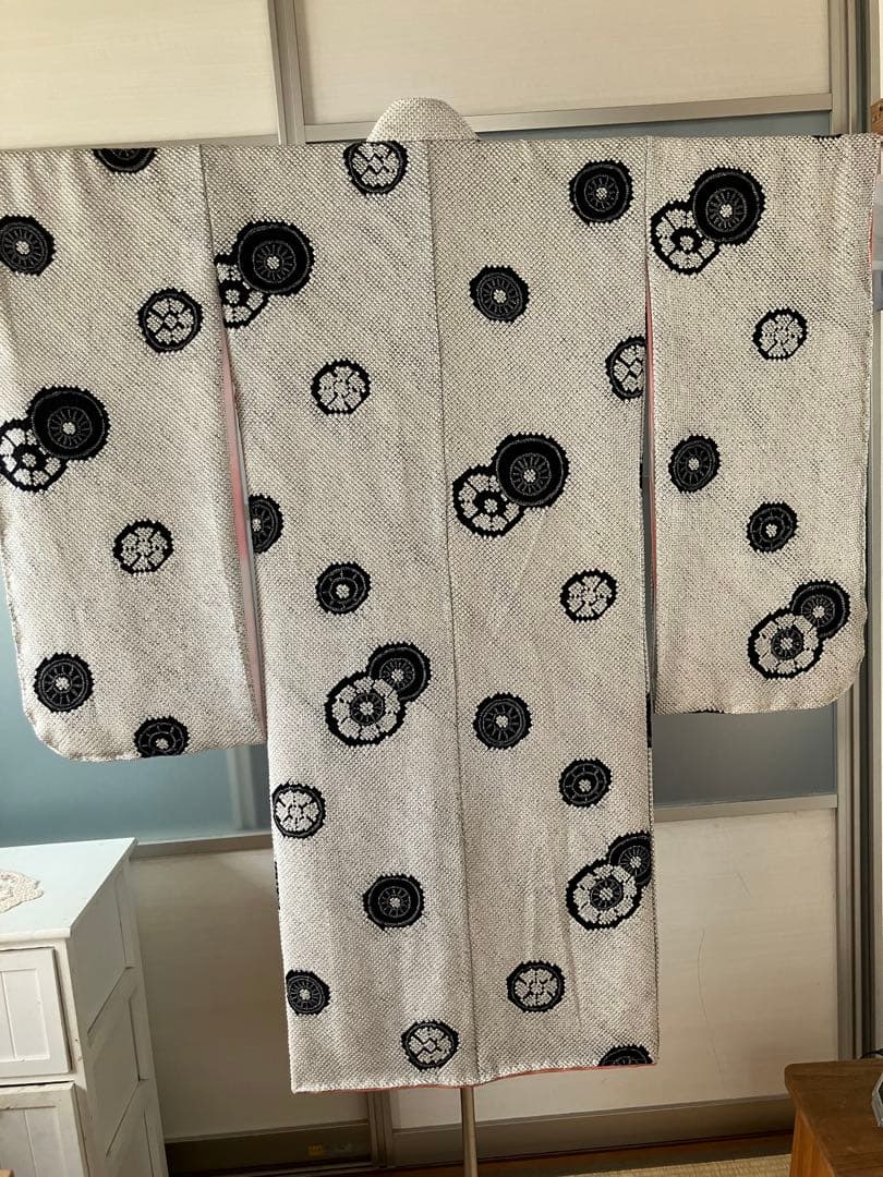 ご予約品 藤娘きぬたや反物より 七五三　四身祝い着　振袖と同誂え長襦袢セット