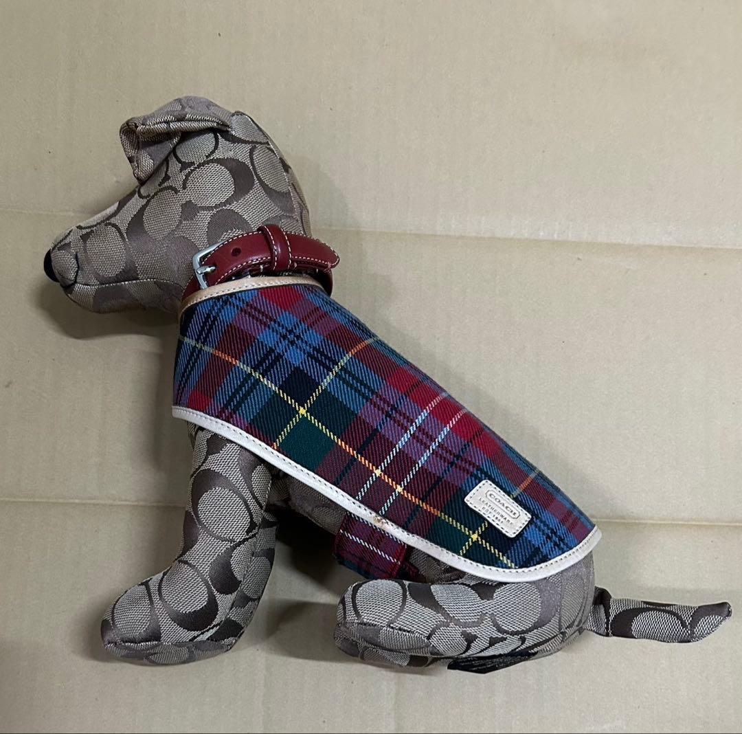 「レア」COACHコーチ　犬　ぬいぐるみ　置物