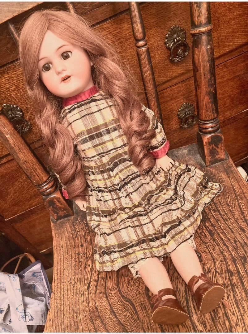 アンティーク　DEPテートジュモー　ビスクドール　フランス人形　50cm