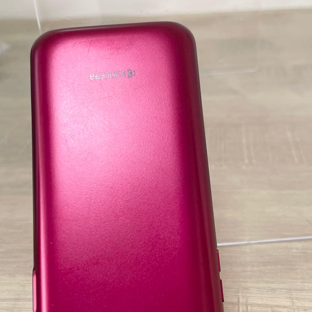 ★良品★ au かんたんケータイKYF43 SIMフリー　京セラ