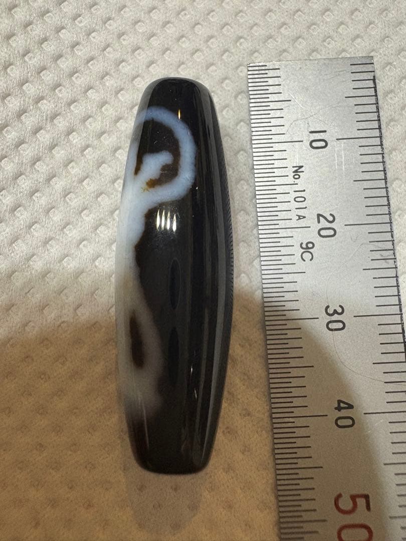 チベットビーズ老天珠 天然石 品名:弁財天天珠