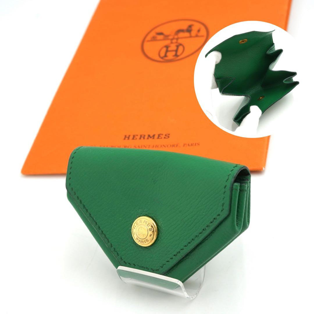 ✨未使用展示品✨　HERMES ケース　小銭入れ　ル・ヴァンキャトル　緑色