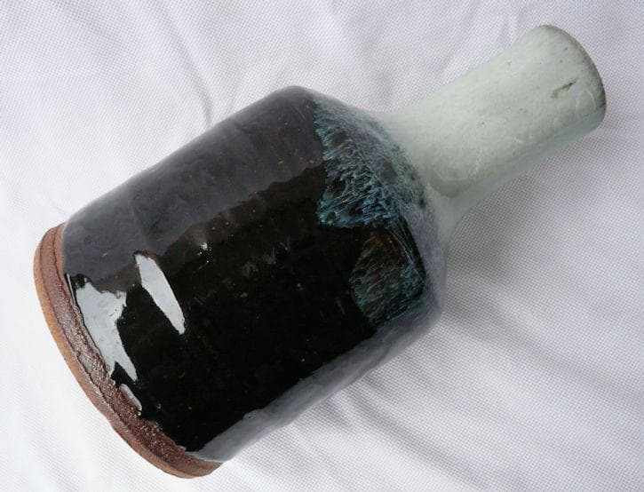 唐津焼 朝鮮唐津 花入れ 武村利左エ門