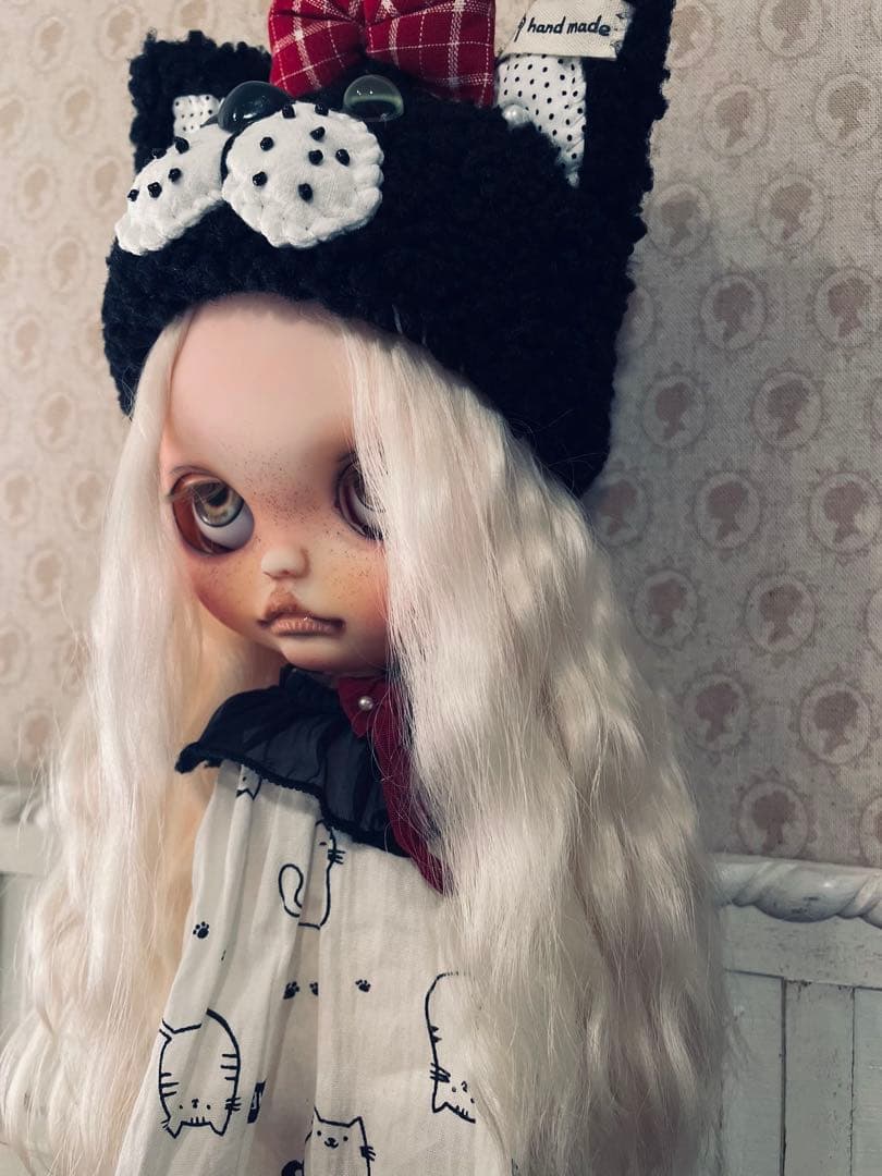 カスタム アイシードール 頭皮付きモヘア アウトフィット付属