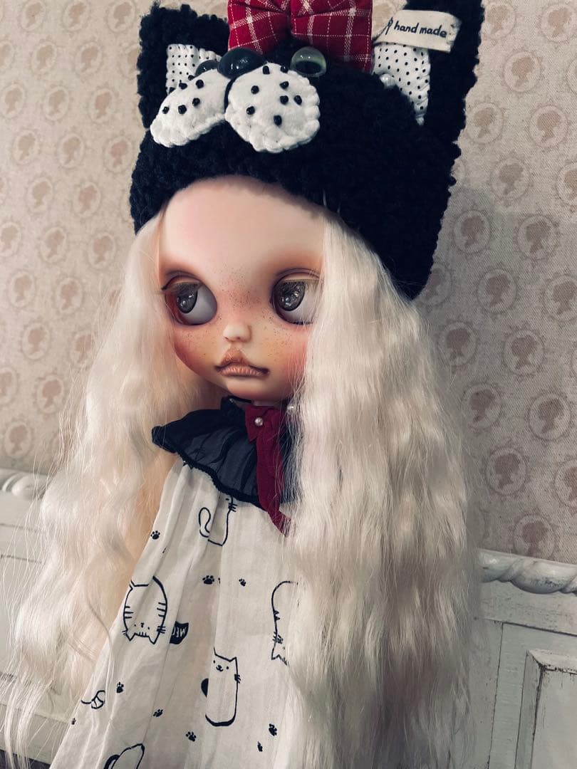 カスタム アイシードール 頭皮付きモヘア アウトフィット付属