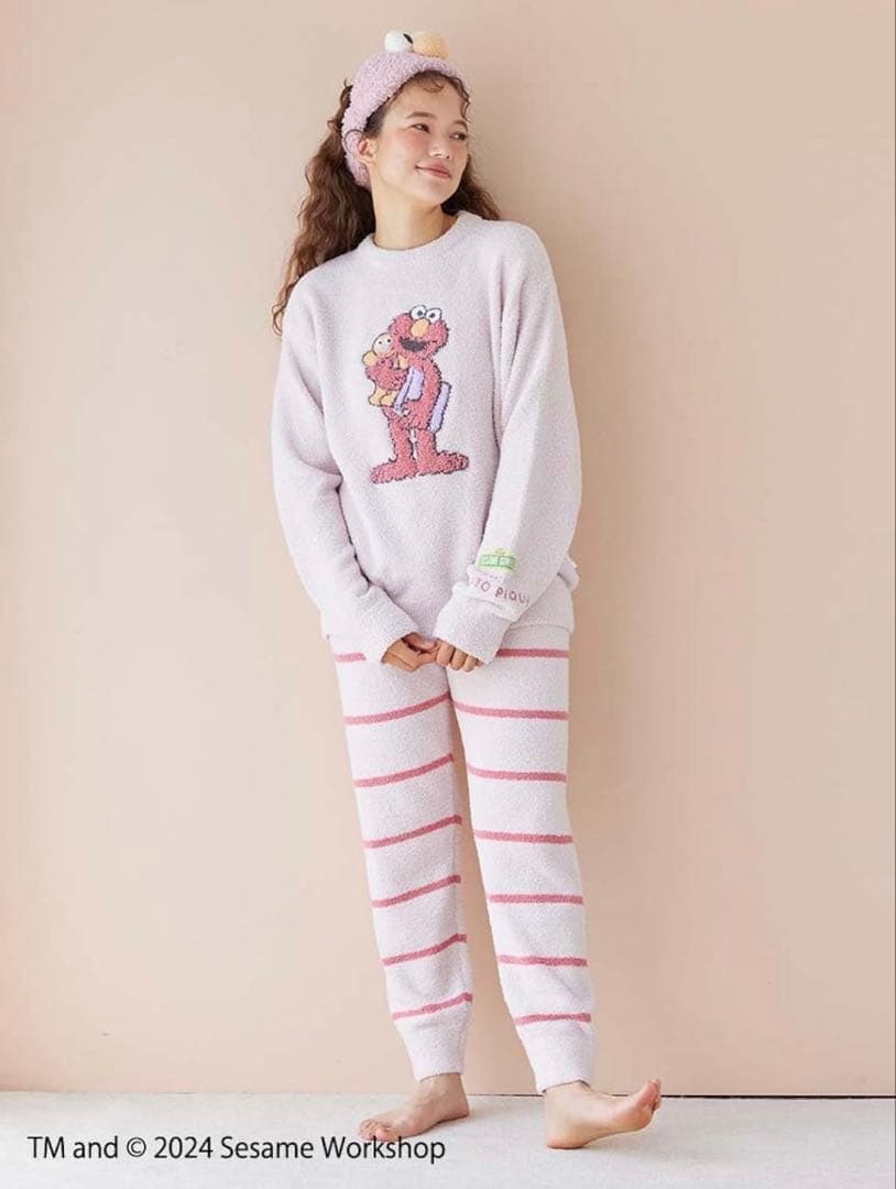 【SESAME STREET】モチーフJQDプルオーバー&ロングパンツセット