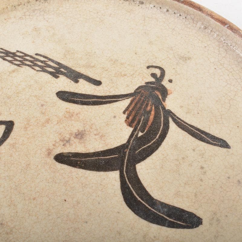 美濃焼　織部焼　飾り皿　石皿　行灯皿　C　6540