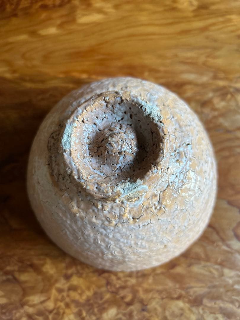 味舌隆司 萩茶盌　前大徳寺 福本積應 書付