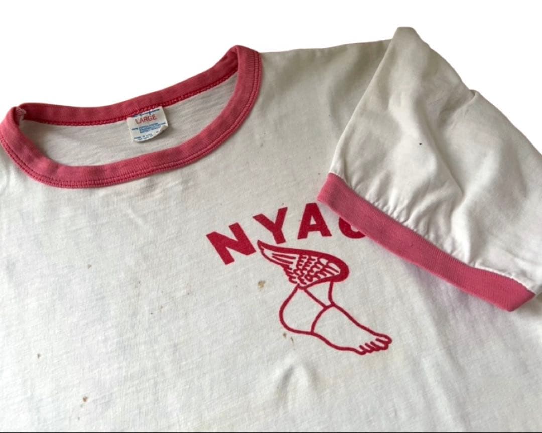 Visco　80s チャンピオン リンガーtシャツ USA製 L