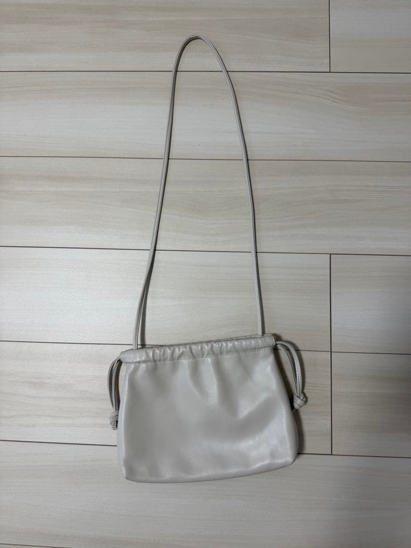 Deuxieme Classe CELERI セルリ 巾着バッグ ホワイト