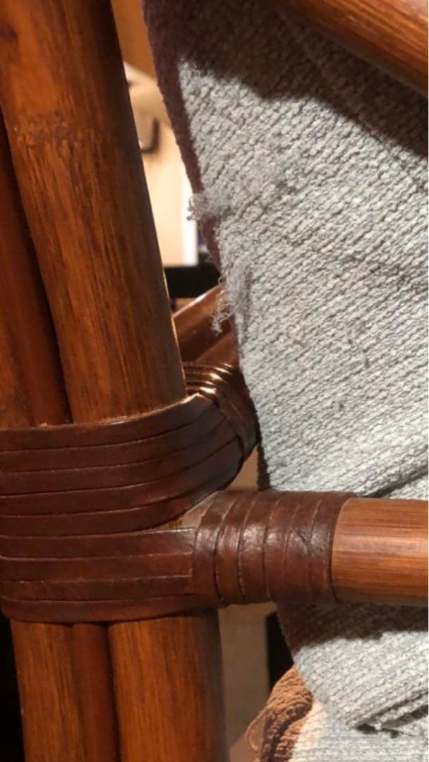 希少♦️高級ラタンソファ♦️ふっくらクッション♦️便利な分割可♦️右側♦️送料込