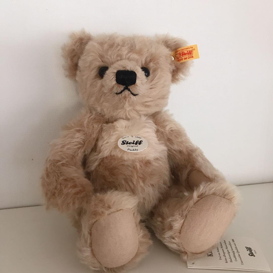 シュタイフ テディベア Paddy新品タグ付き、箱付き