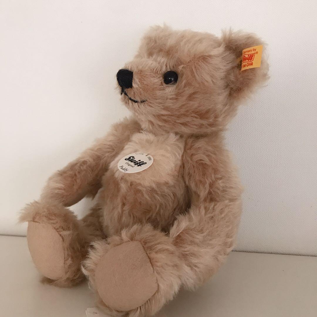 シュタイフ テディベア Paddy新品タグ付き、箱付き