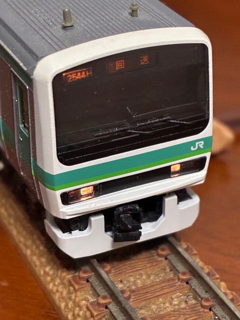こ*う様 E231系常磐線10両　tomix 片側のみライト点灯動力動作確認済