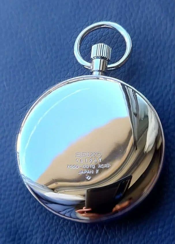 【稼働中・希少】SEIKO クォーツ 懐中時計 鉄道時計 国鉄 JR