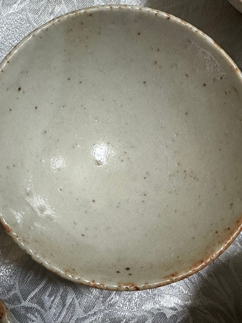 茶碗　5個　志野焼　美濃焼　桂山