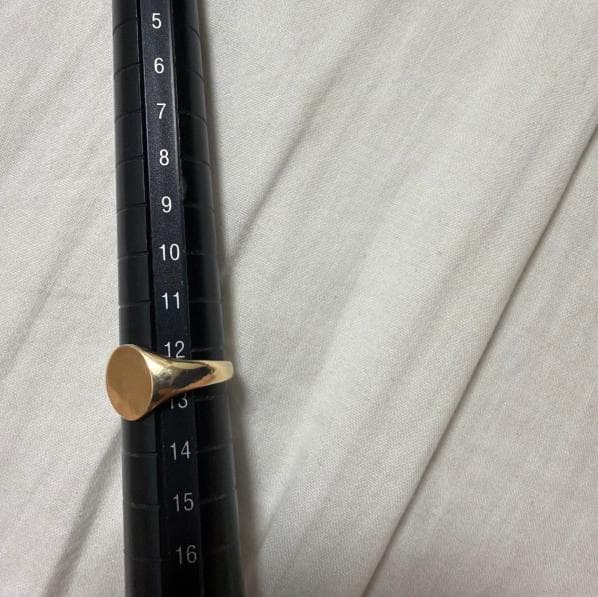 TIKASHI K10 シグネットリング 11号(実寸12.5)