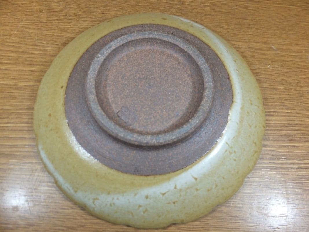 真作保証 近重治太郎 自作 小岱焼 皿 コレクター放出品 島根県 熊本県