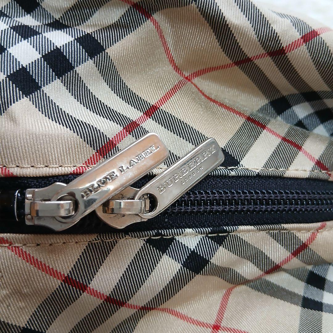【BURBERRY BLUE LABEL】大容量ノバチェックハンドバッグ