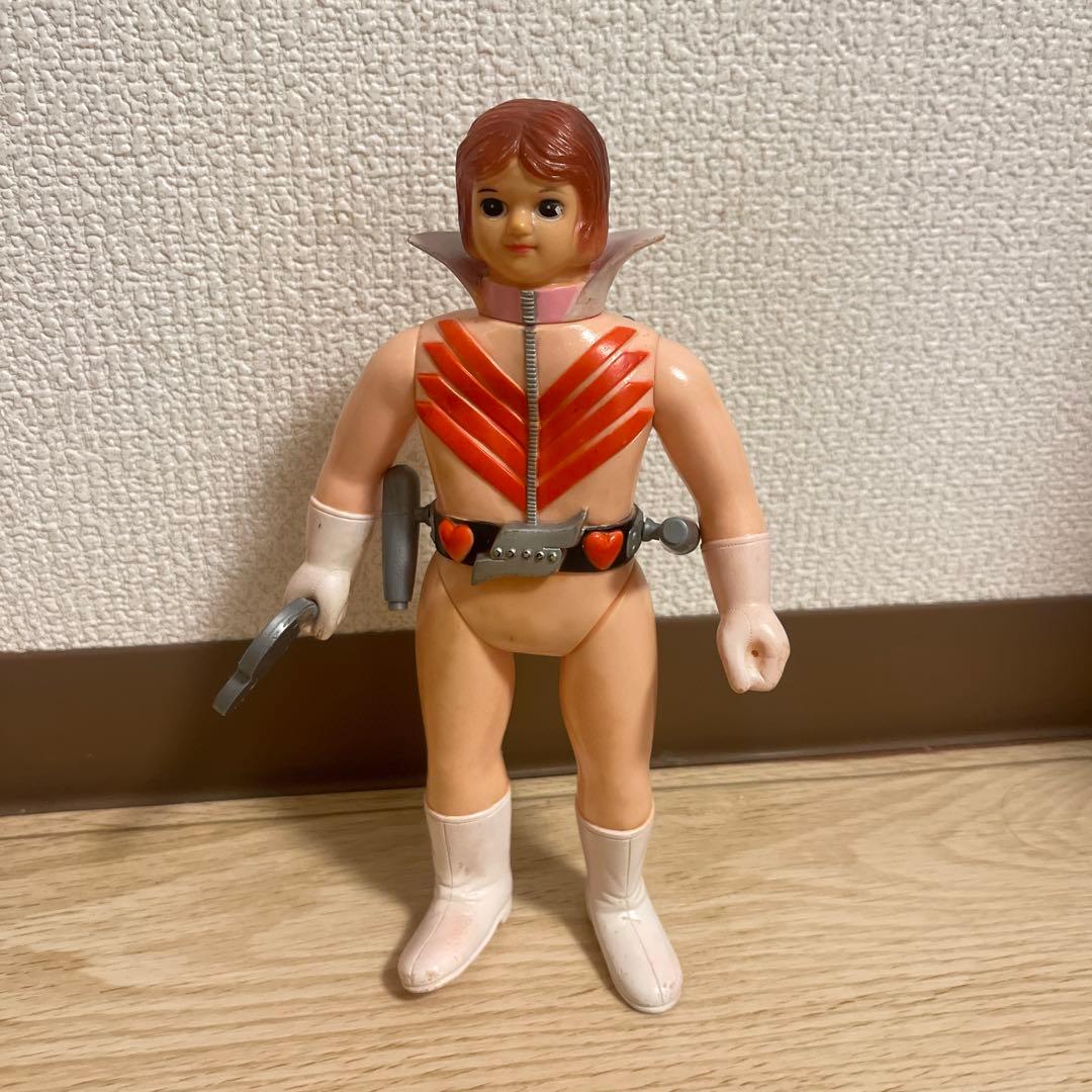 希少超レアモモレンジャーフィギュア　ソフビ当時物　ゴレンジャー旧バンダイ石森プロ