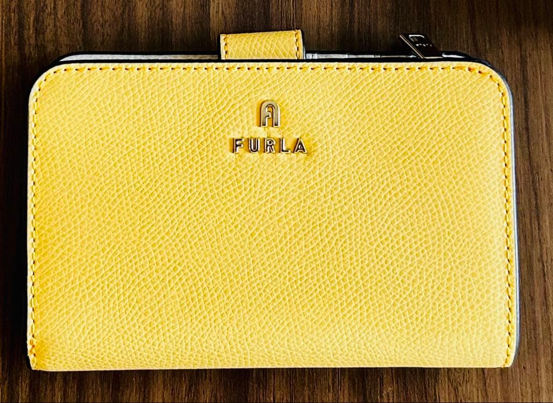 小物 FURLA CAMELIA M COMPACT YELLOW