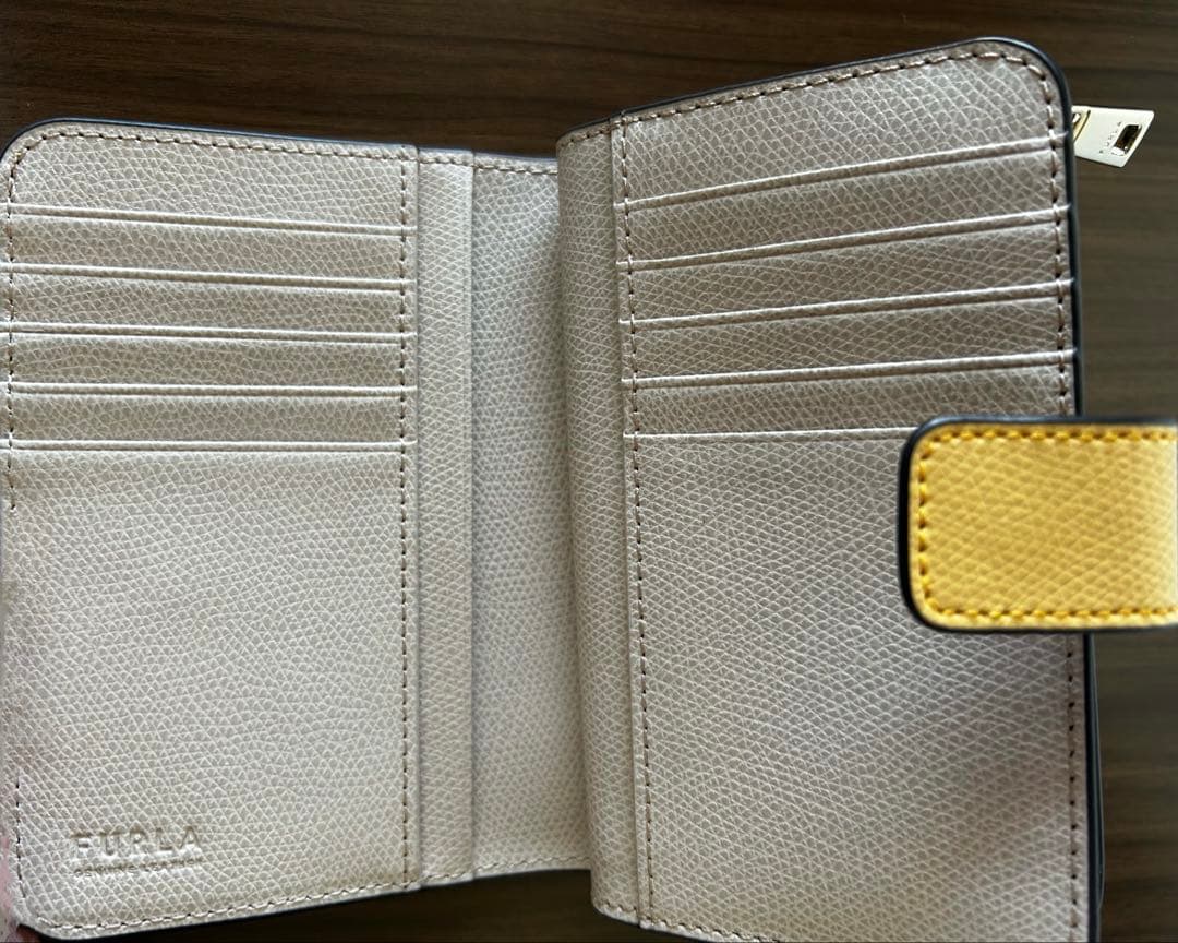 小物 FURLA CAMELIA M COMPACT YELLOW