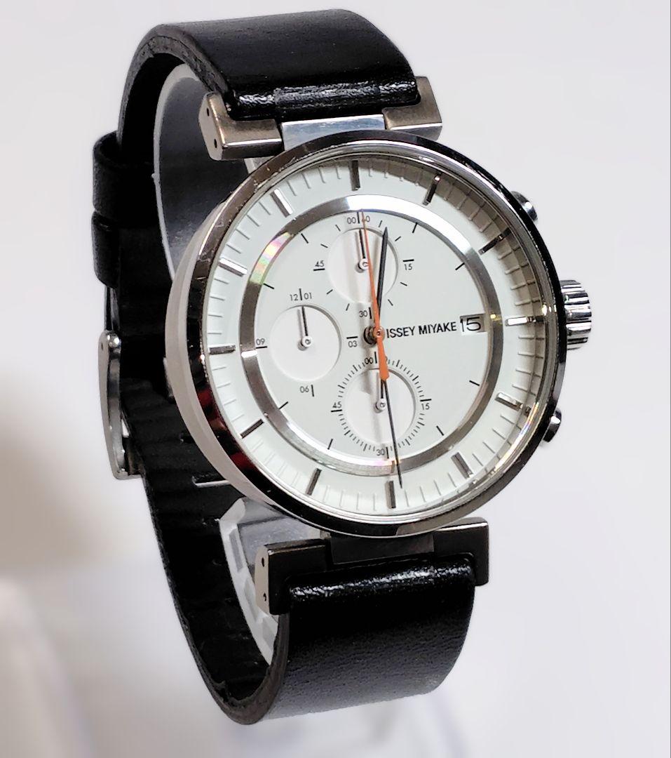 さ*ゅ様 【電池交換済】 イッセイミヤケ QｚクロノグラフVK67-0010