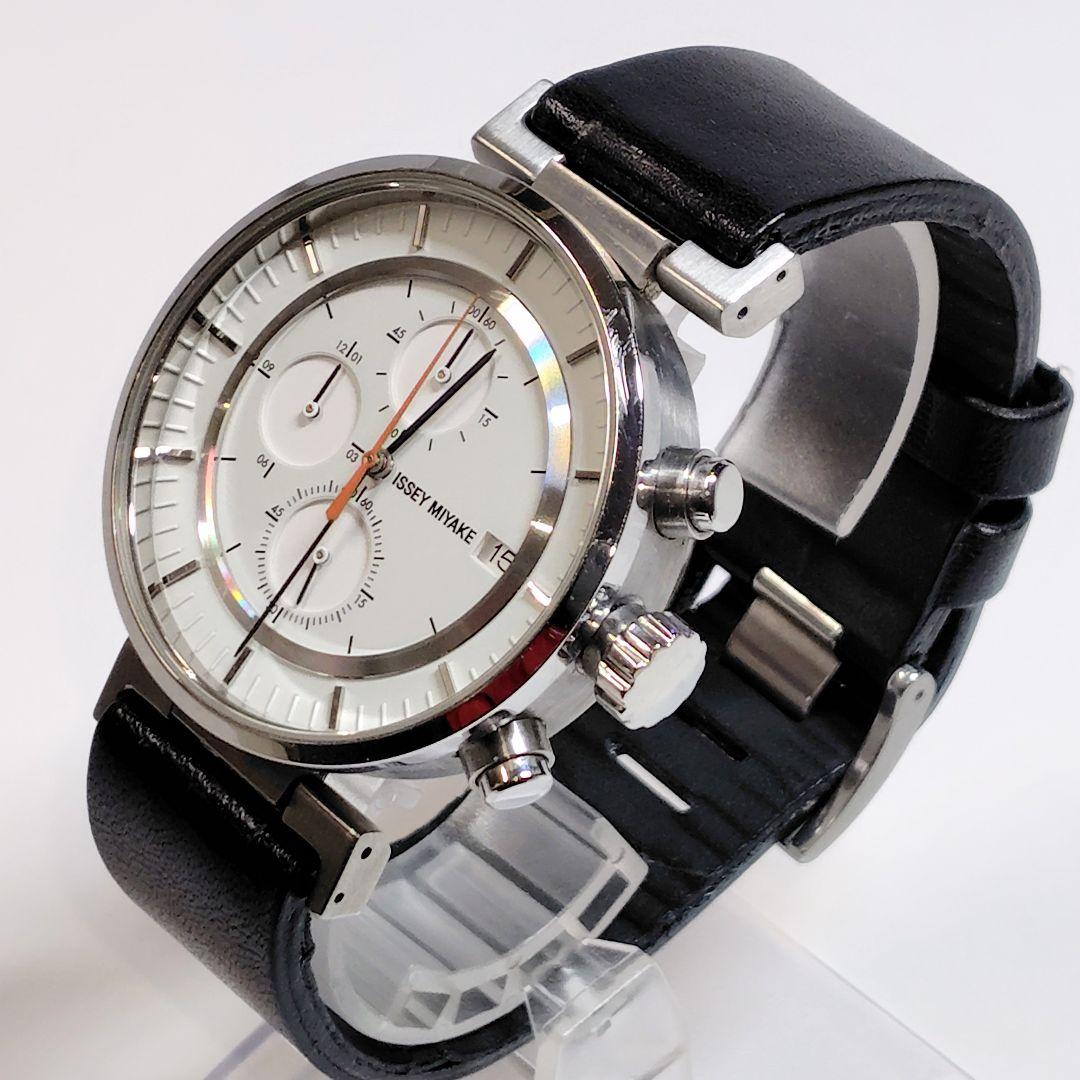 さ*ゅ様 【電池交換済】 イッセイミヤケ QｚクロノグラフVK67-0010