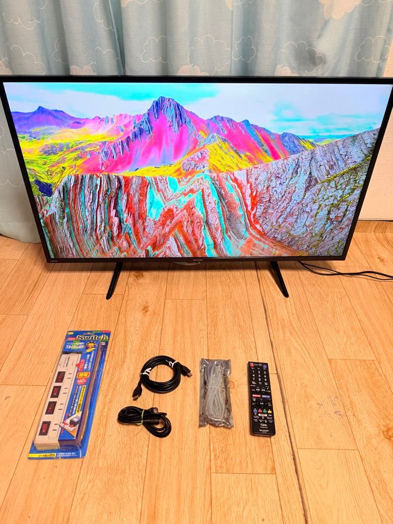 美品送料込‼️20年製！シャープ 42V型 液晶テレビ AQUOS裏番組録画対応