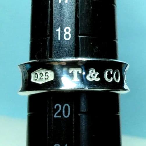 ティファニーナローリング　19号 新品仕上げ　無傷未使用に近い