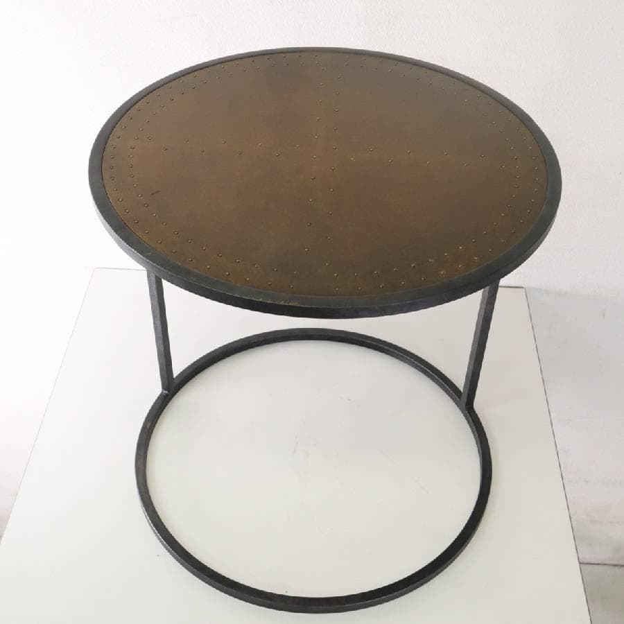 クラッシュゲート ノットアンティークス エルマ サイドテーブル Φ50cm